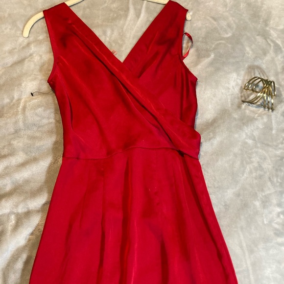 DKNY Red Silk Dancing Dress 4 - Picture 7 of 10